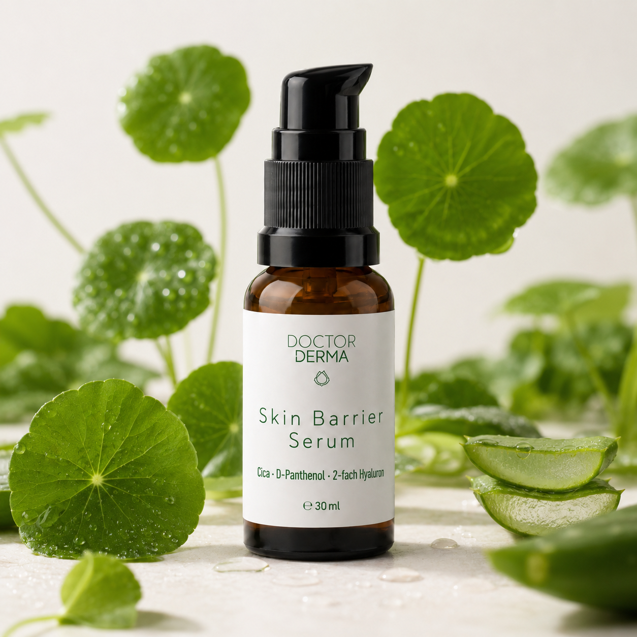 Centella Asiatica Cica als Hauptwirkstoff im DOCTOR DERMA Skin Barrier Serum
